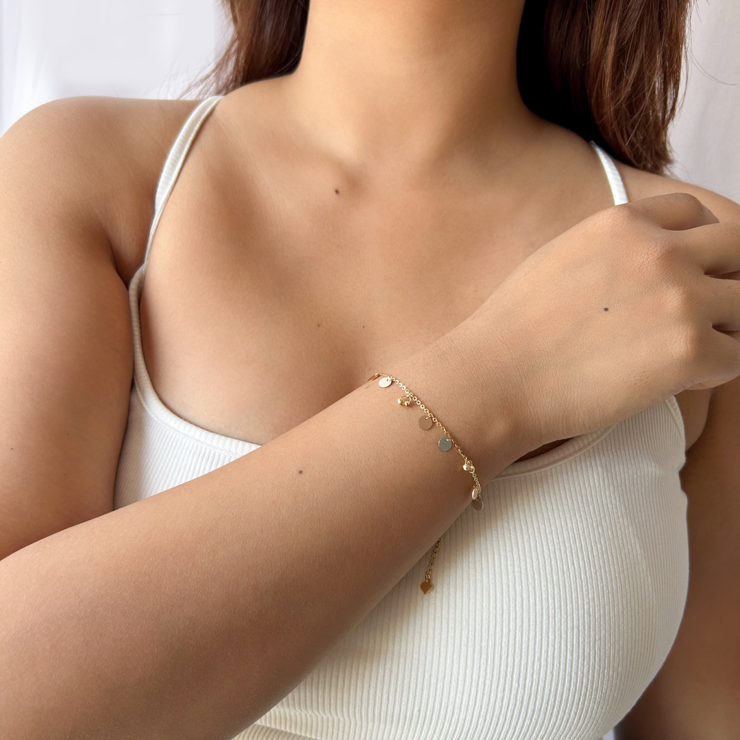 Multi Circle Bead Bracelet