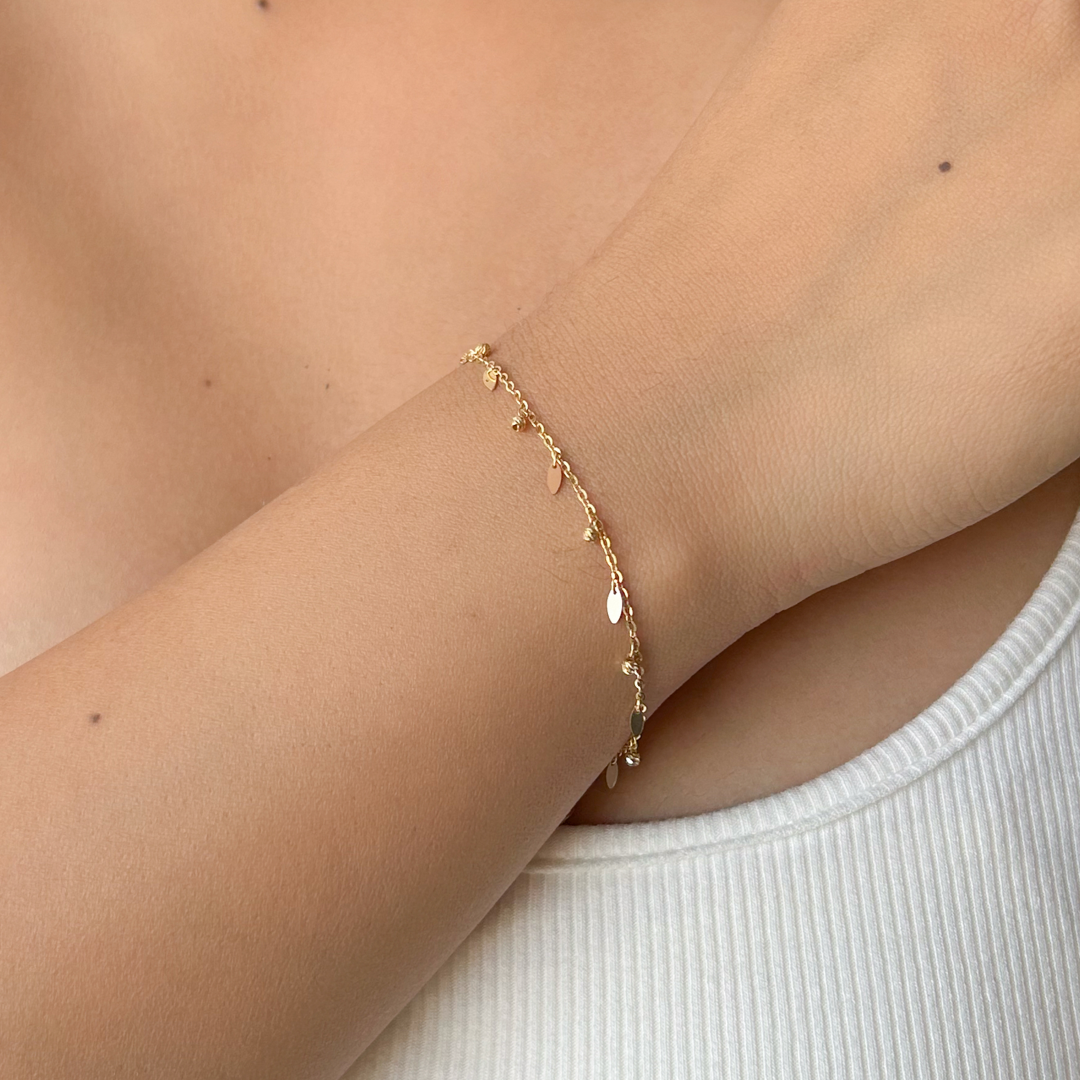 Sphere Leaf Bracelet