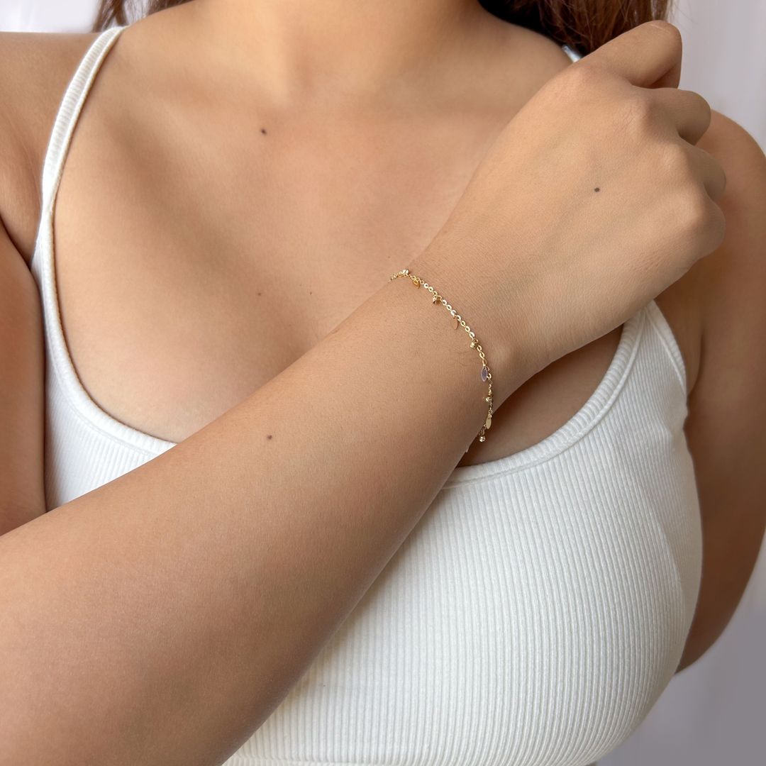 Sphere Leaf Bracelet