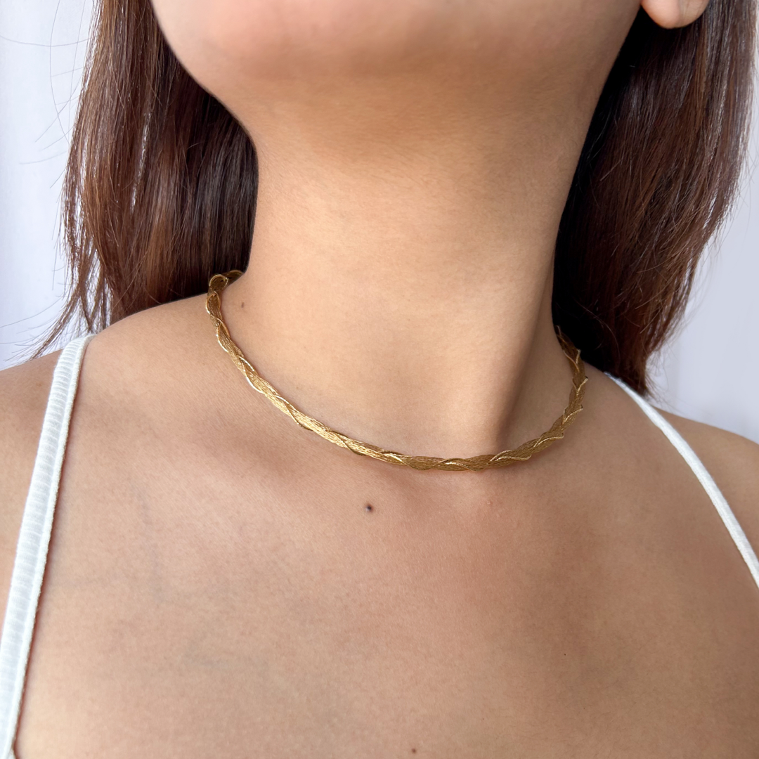 Sparkle Mesh Necklace