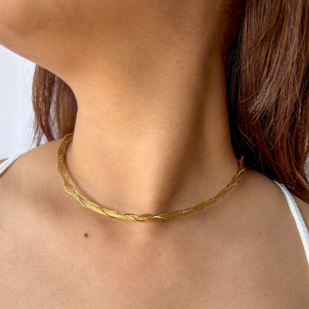 Sparkle Mesh Necklace