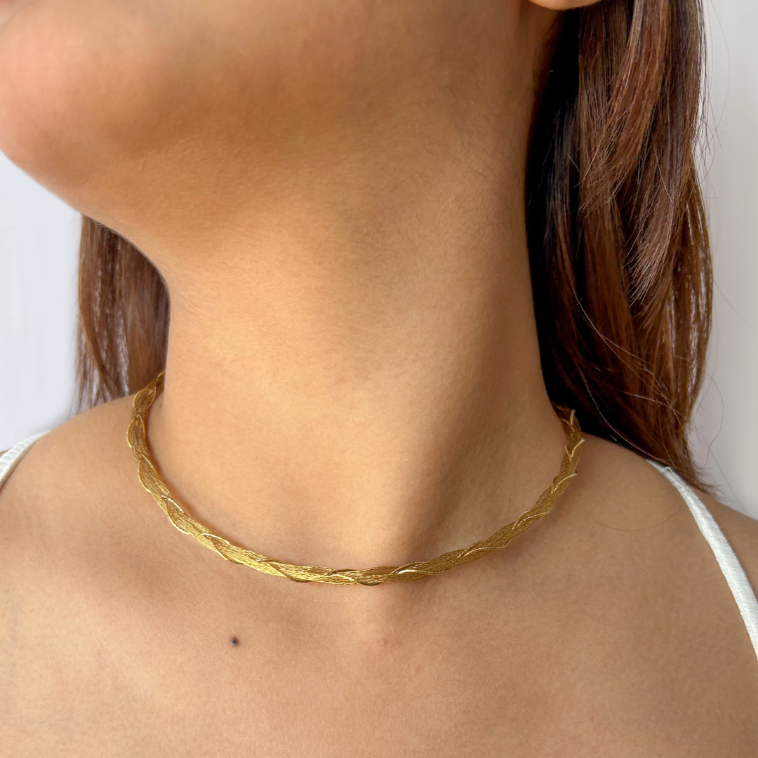 Sparkle Mesh Necklace