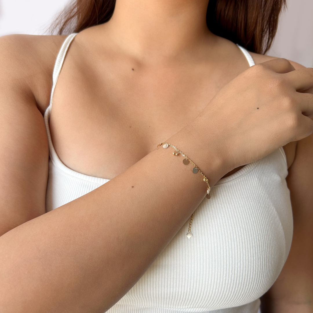 Multi Circle Bead Bracelet