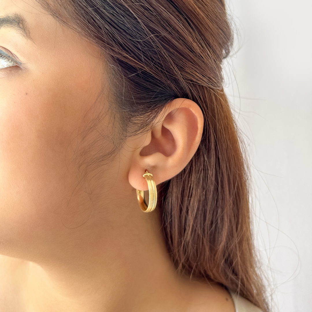 Frosted Line Hoops