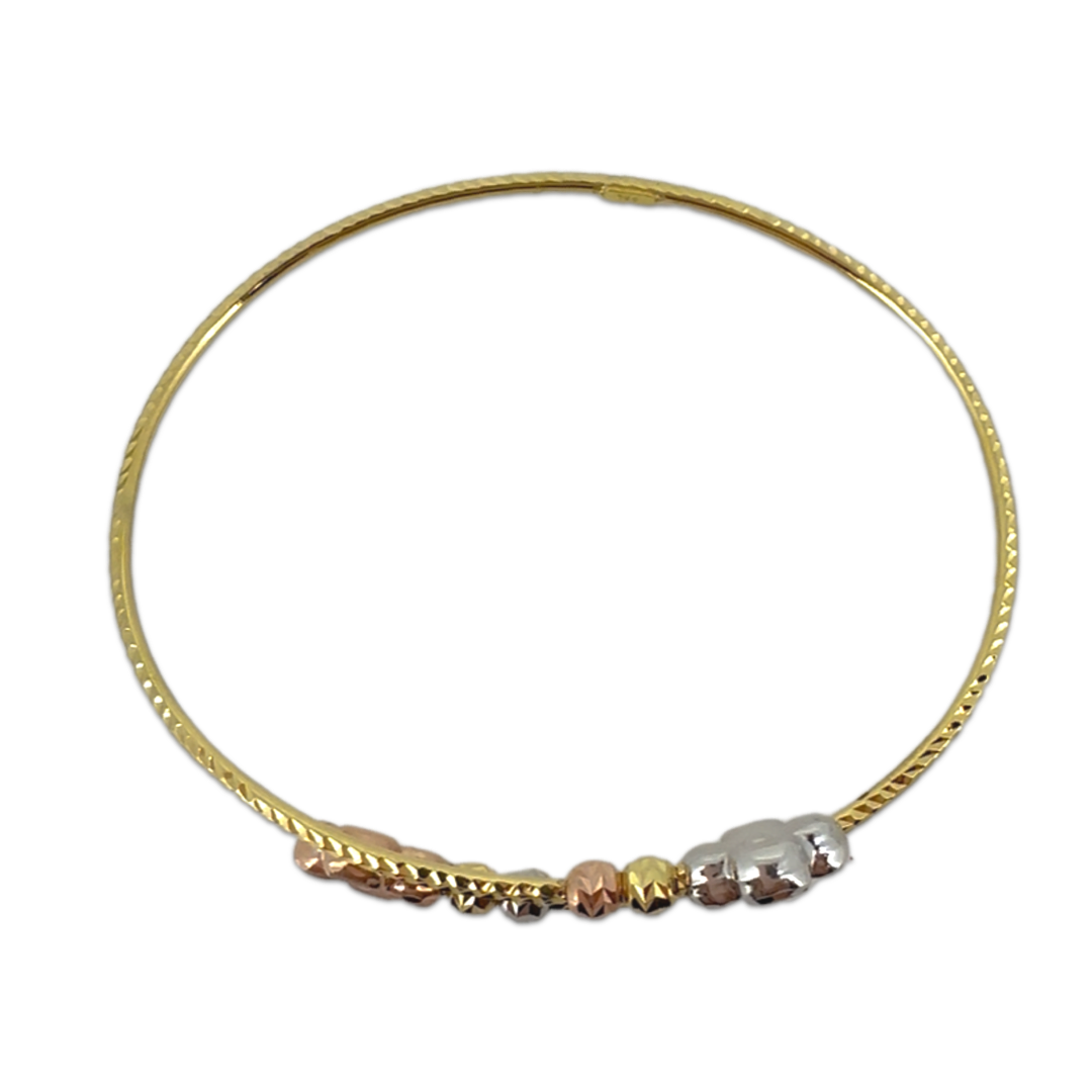 Multi Flower Crossover Bracelet