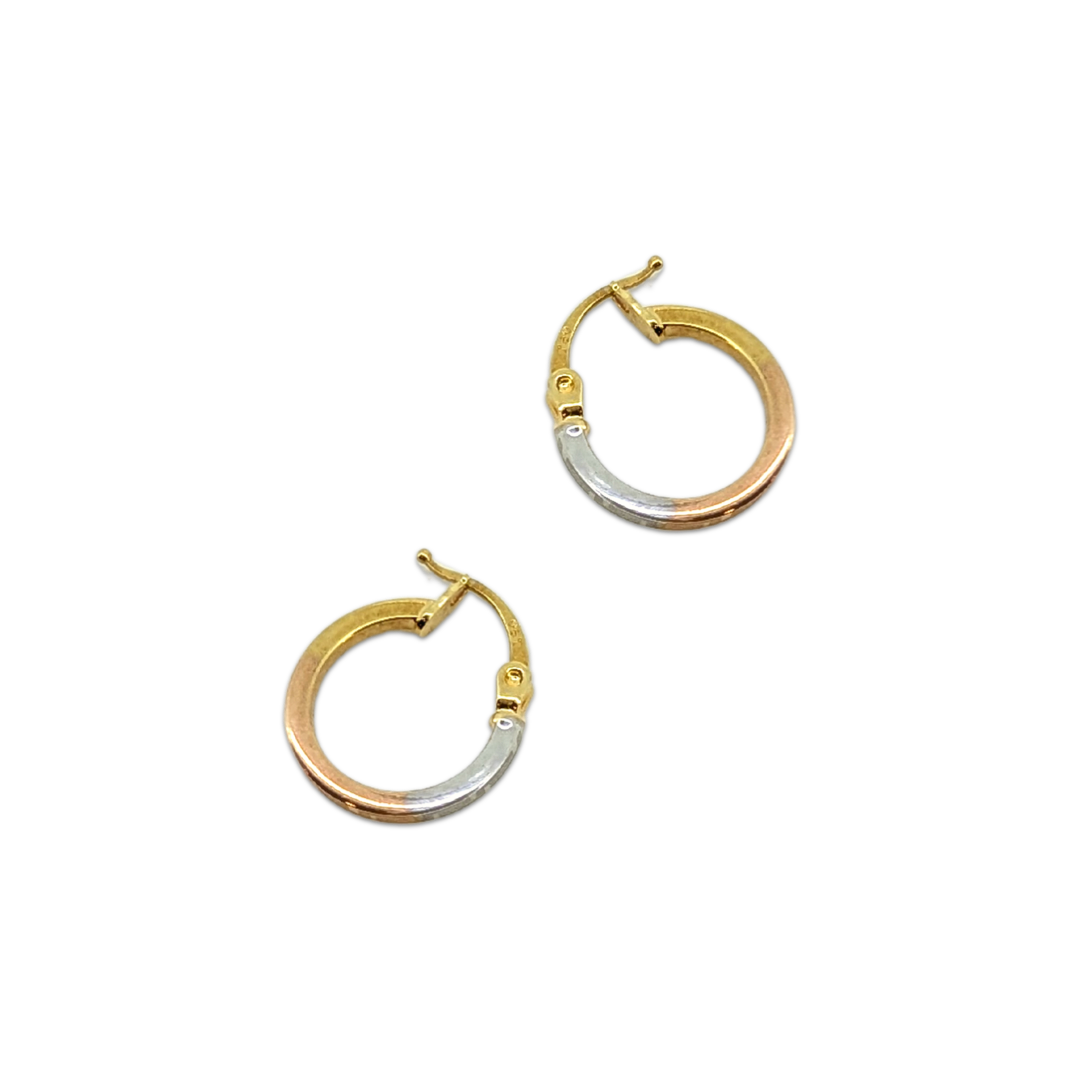 Mini Multi Meander Round Hoops