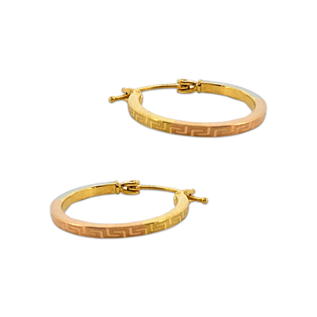 Multi Meander Round Hoops