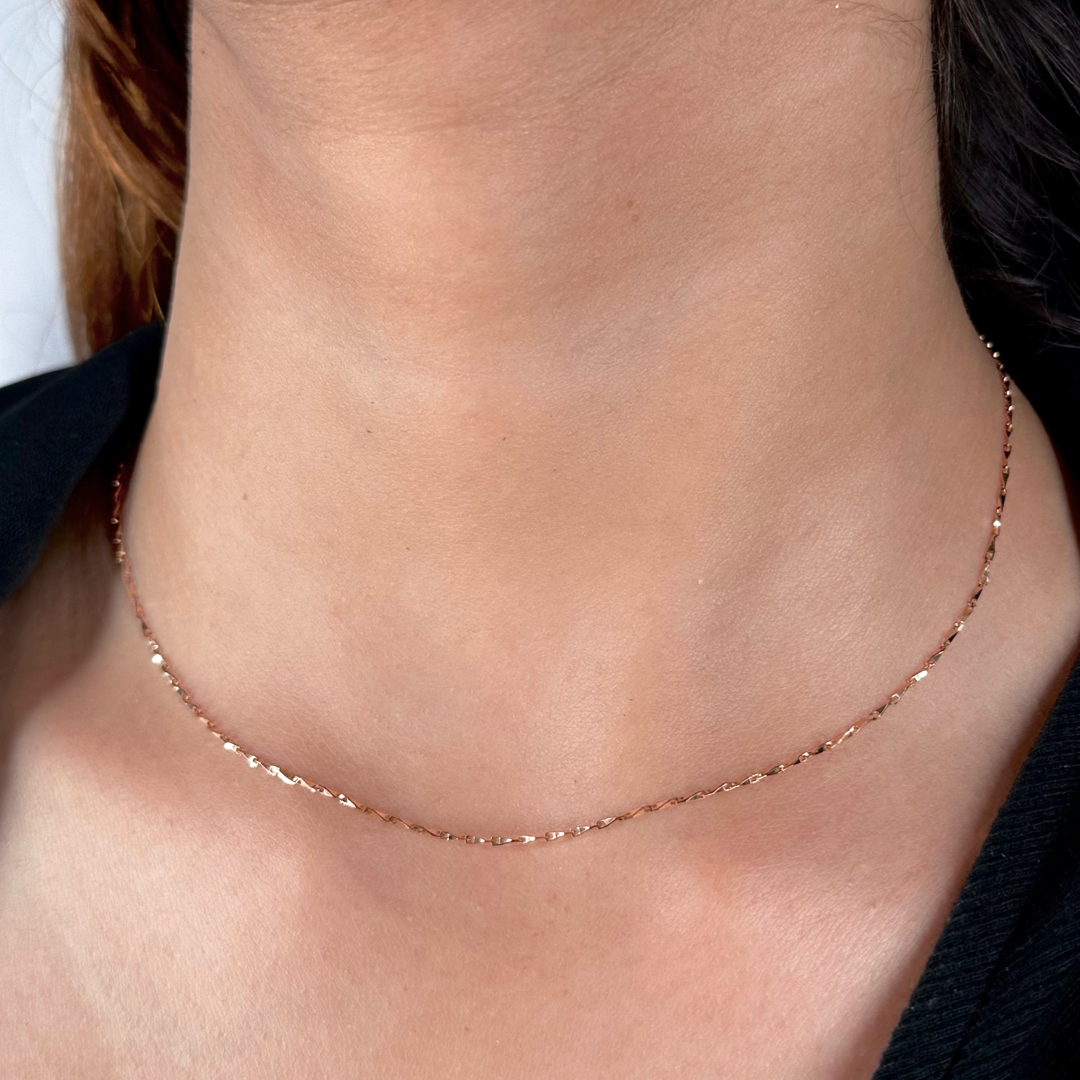Rose Gold Small 18k Gold Chain Buy 150+ Rose Gold Necklaces