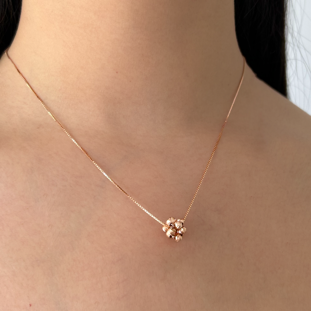 Rose Cluster Necklace
