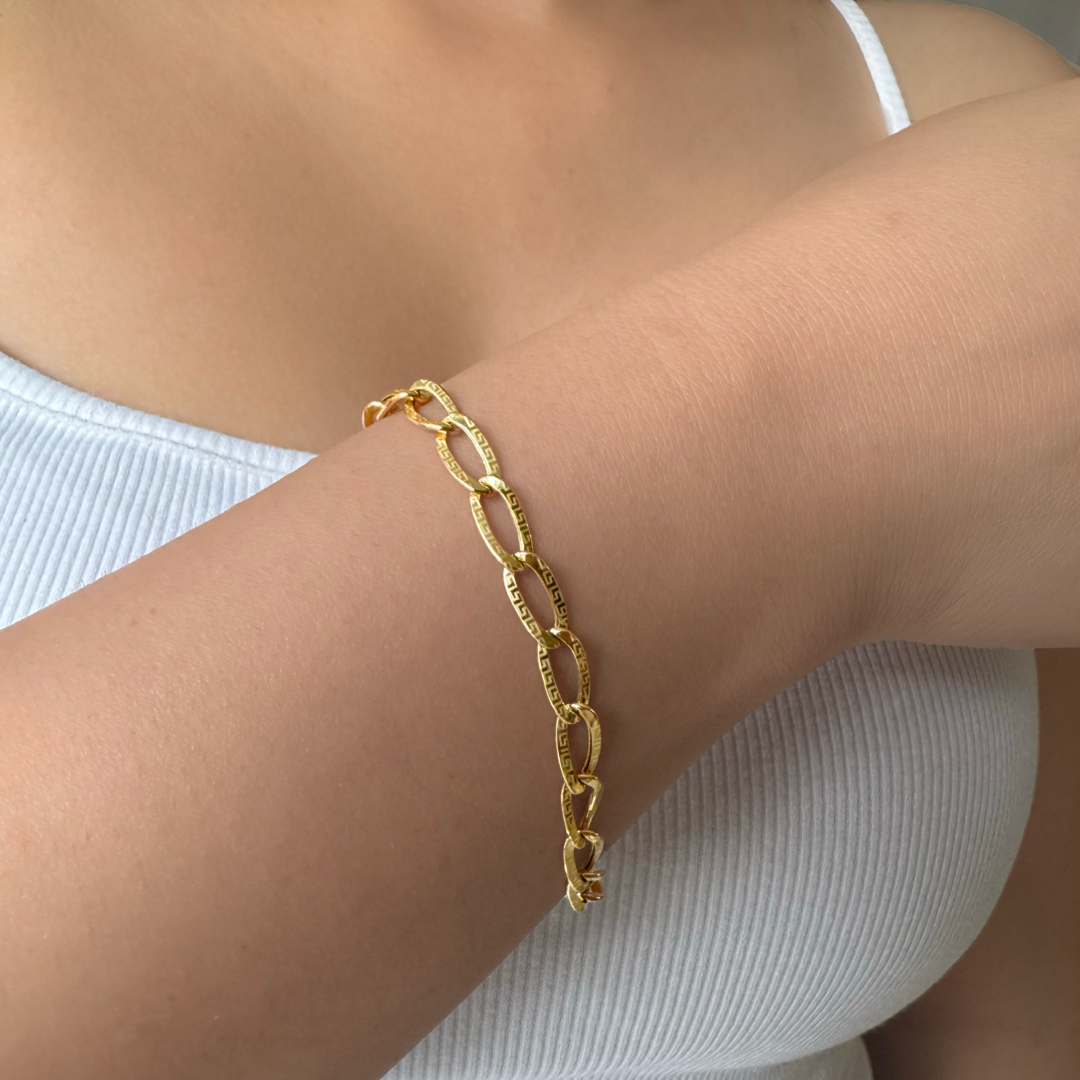Meander Link Bracelet