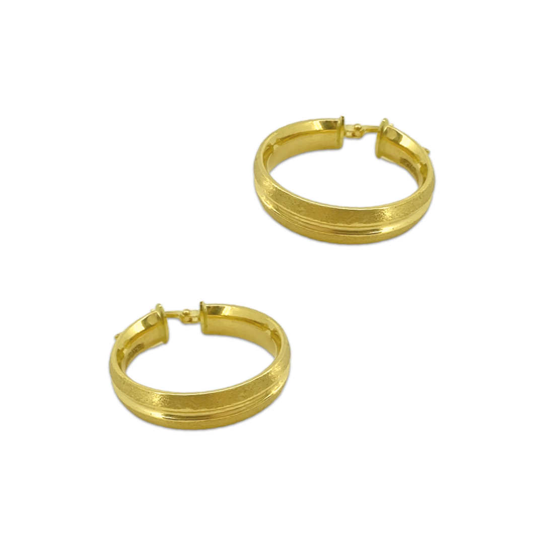 Frosted Line Hoops