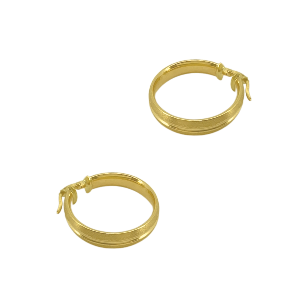 Frosted Line Hoops