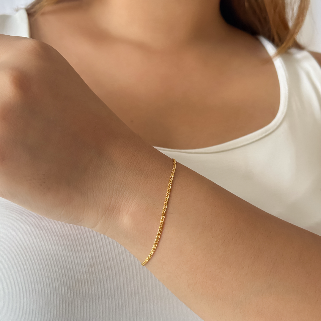 Cluster Link Chain Bracelet