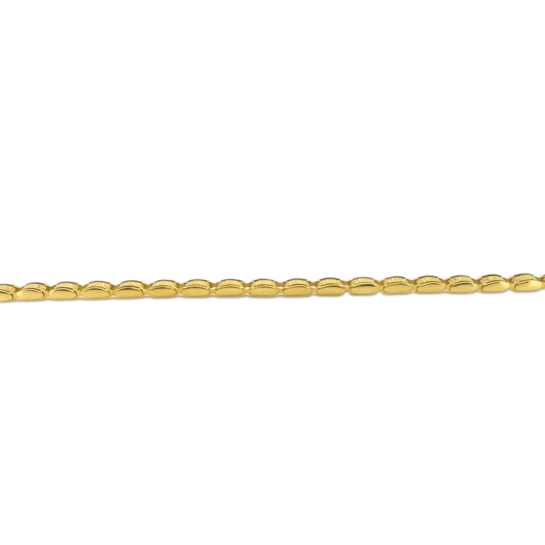 Oval Meander Block Bracelet