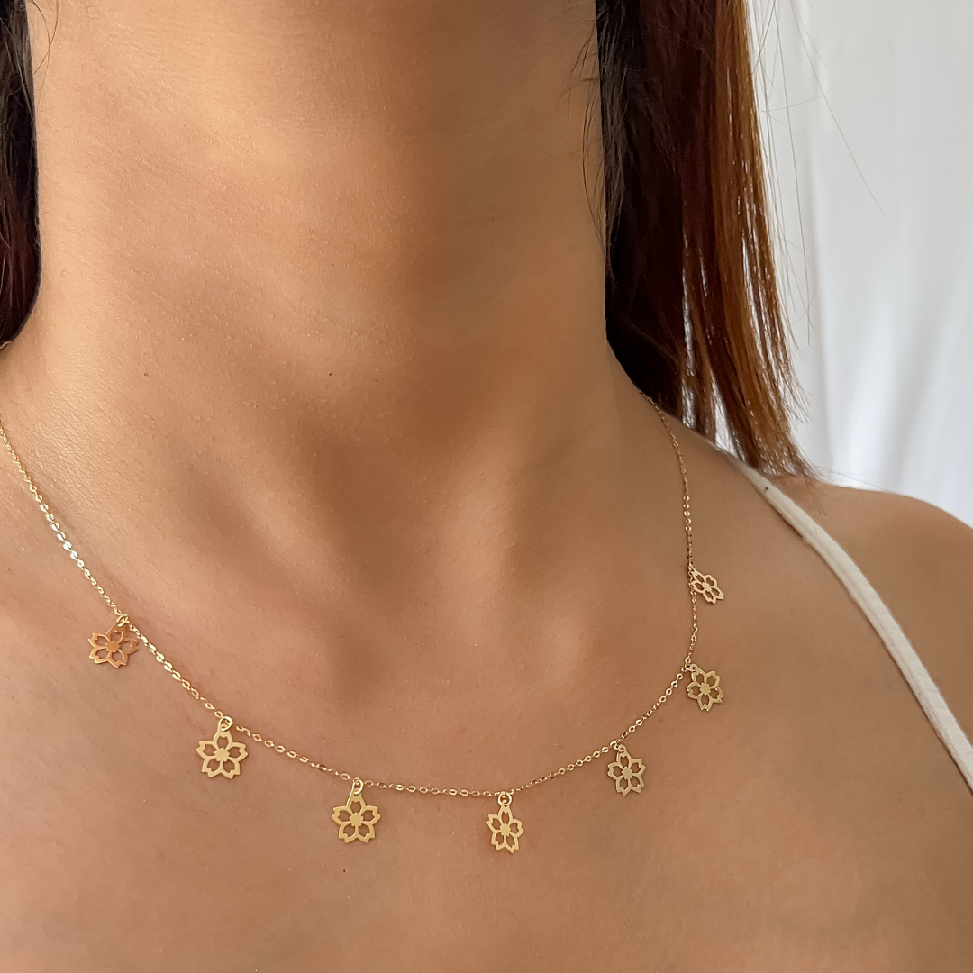 Floral Charm Necklace
