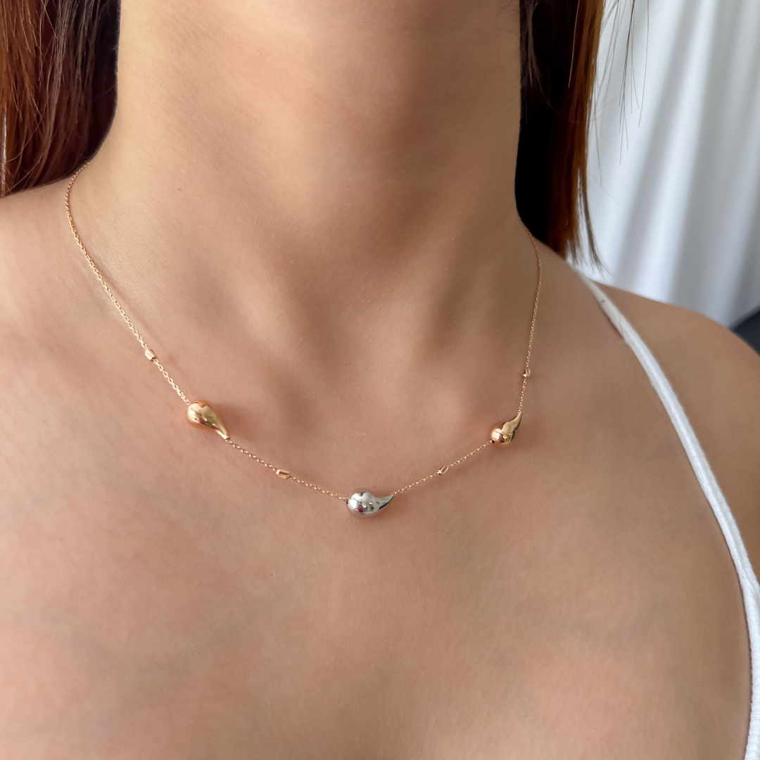 Multi Drop Bead Necklace