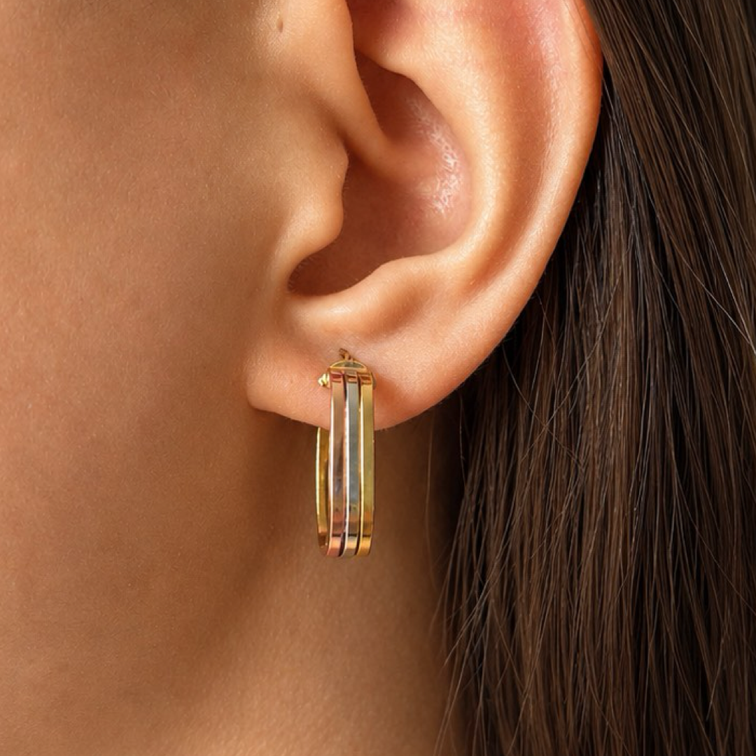 Triple Square Hoops