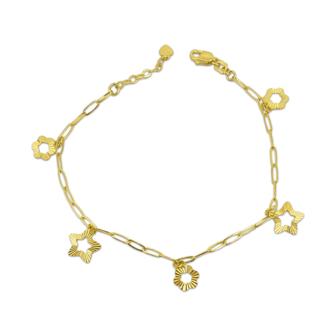 Starry Paperclip Bracelet