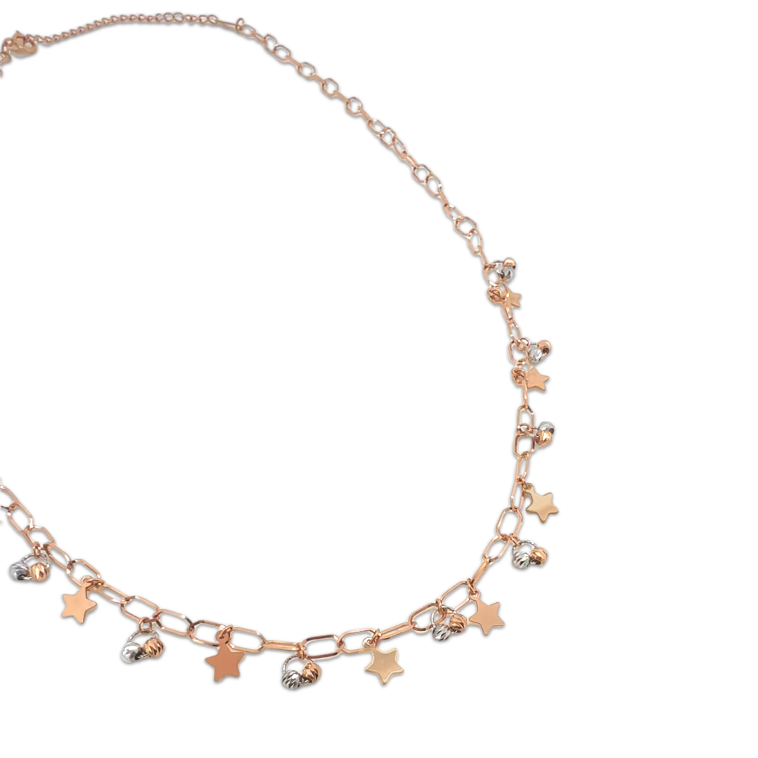 Starry Paperclip Necklace