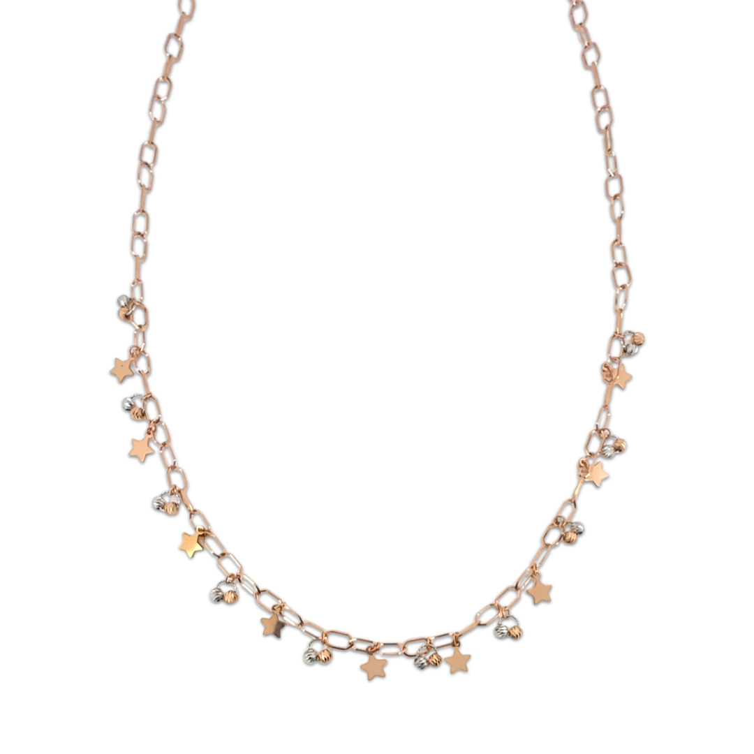 Starry Paperclip Necklace