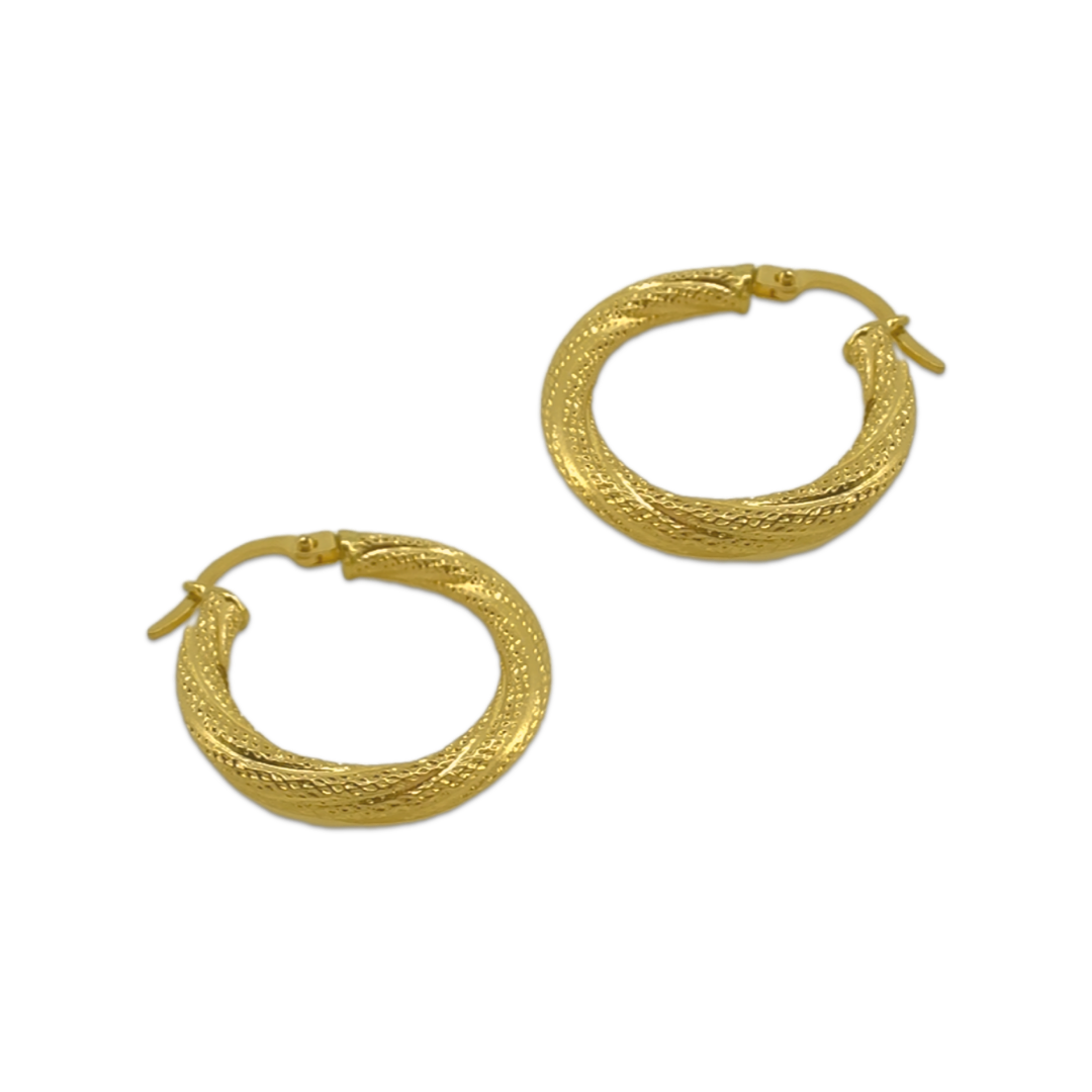 Textured Twister Hoops