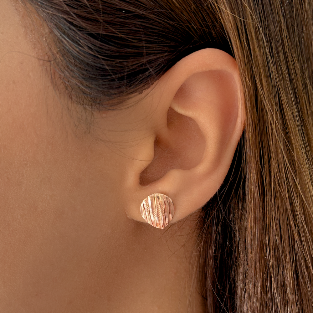 Textured Petal Studs