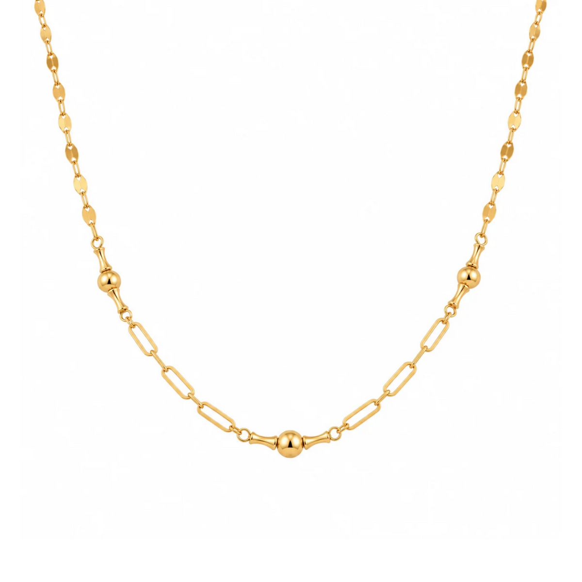 Beaded Link Enigma Necklace