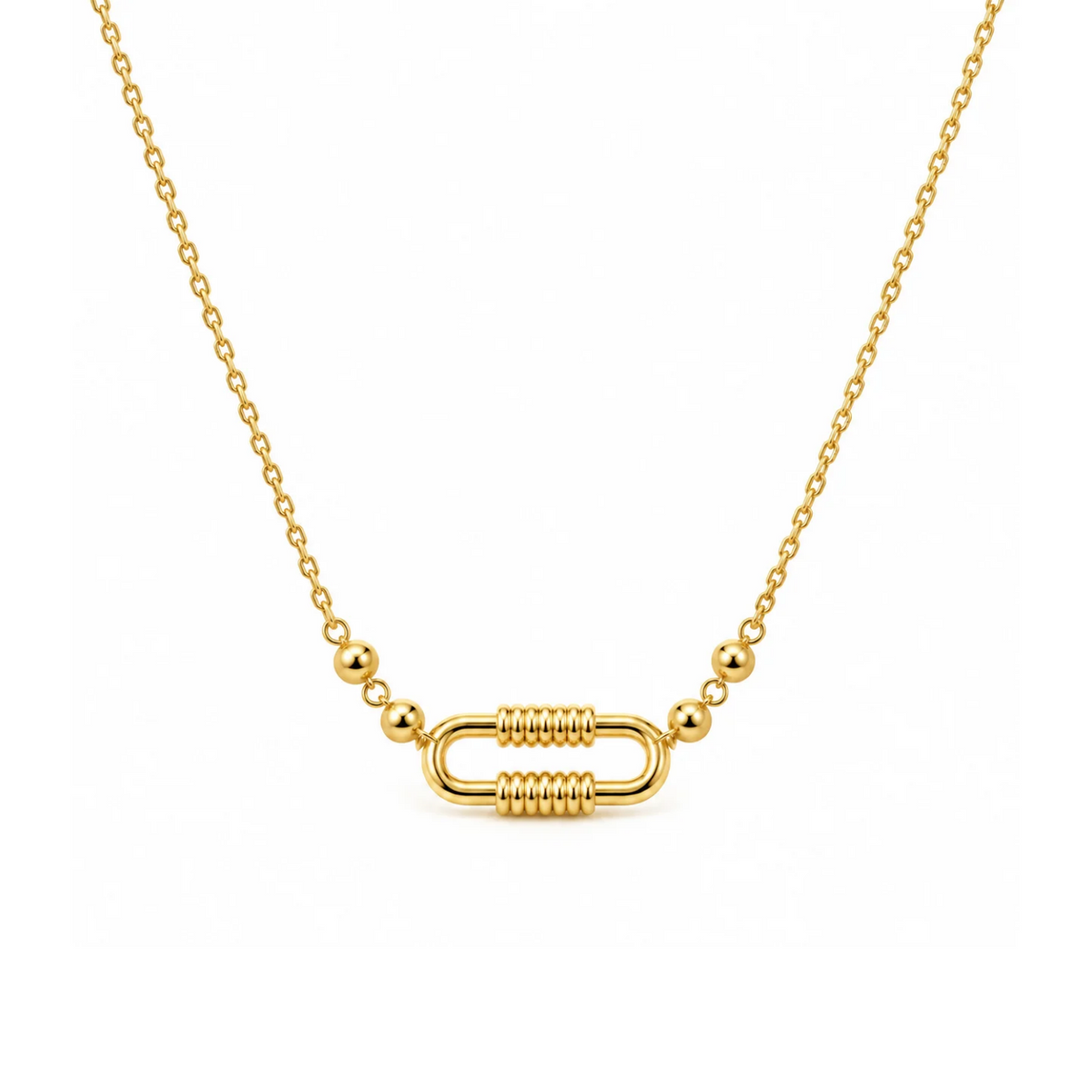 Clipper Bead Necklace