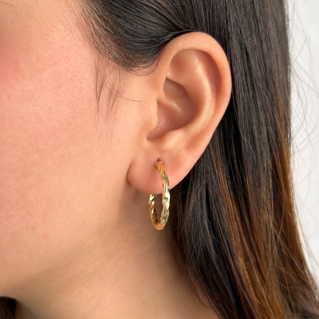 Bold Twisty Hoops