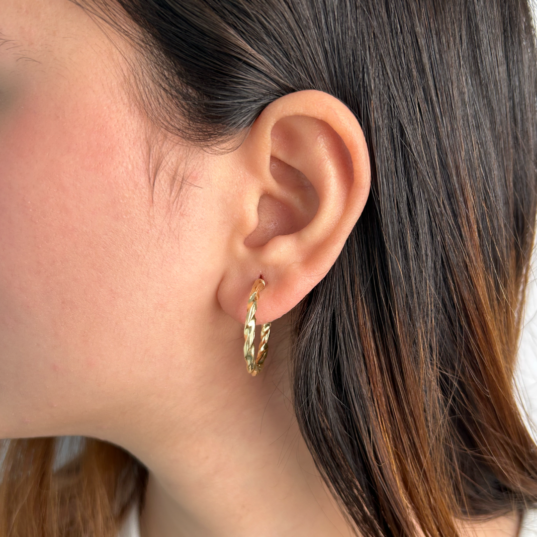 Bold Twisty Hoops