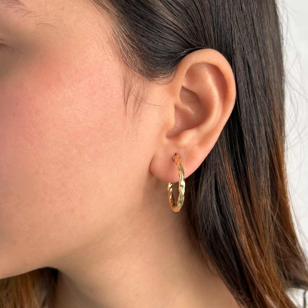 Bold Twisty Hoops