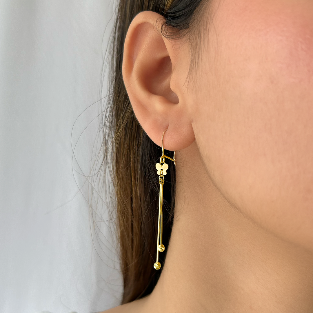 Butterfly Drop Earrings
