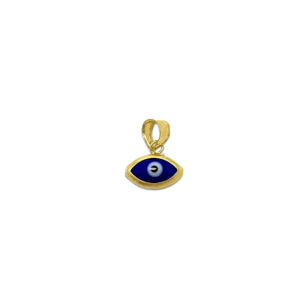 Classic Evil Eye Pendant (Dark Blue)