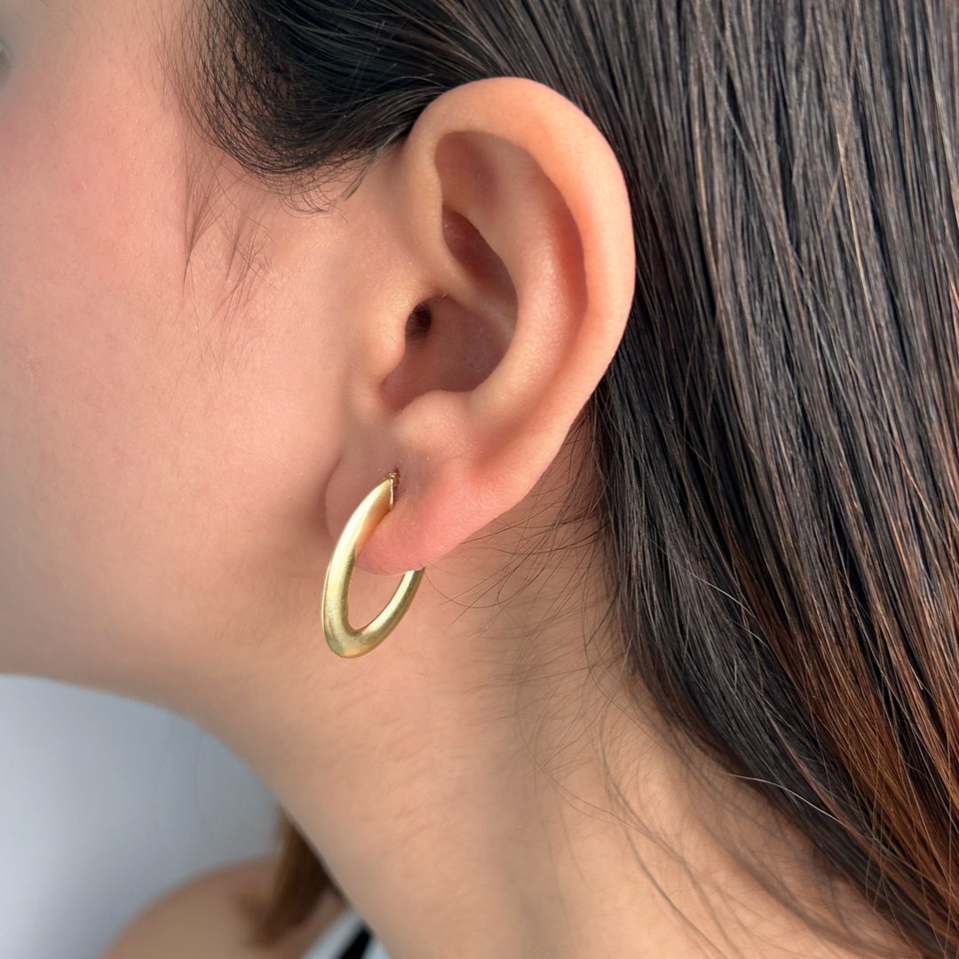 Flat Oval Hoops