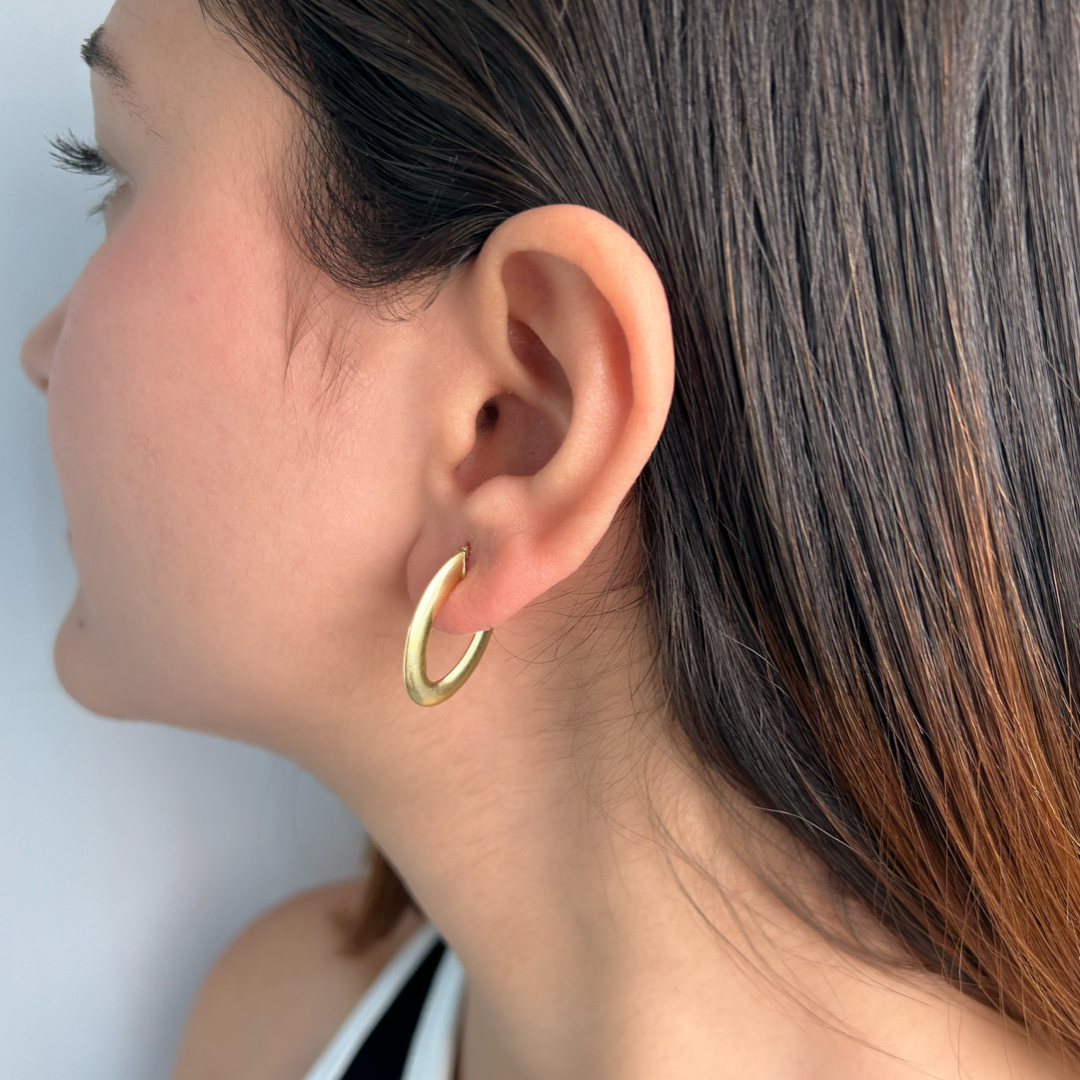 Flat Oval Hoops