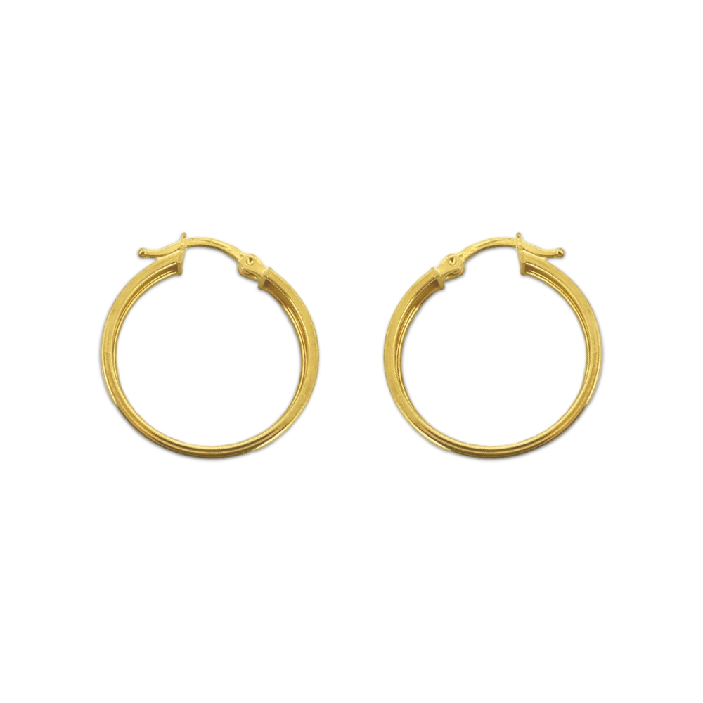 Flat Round Hoops