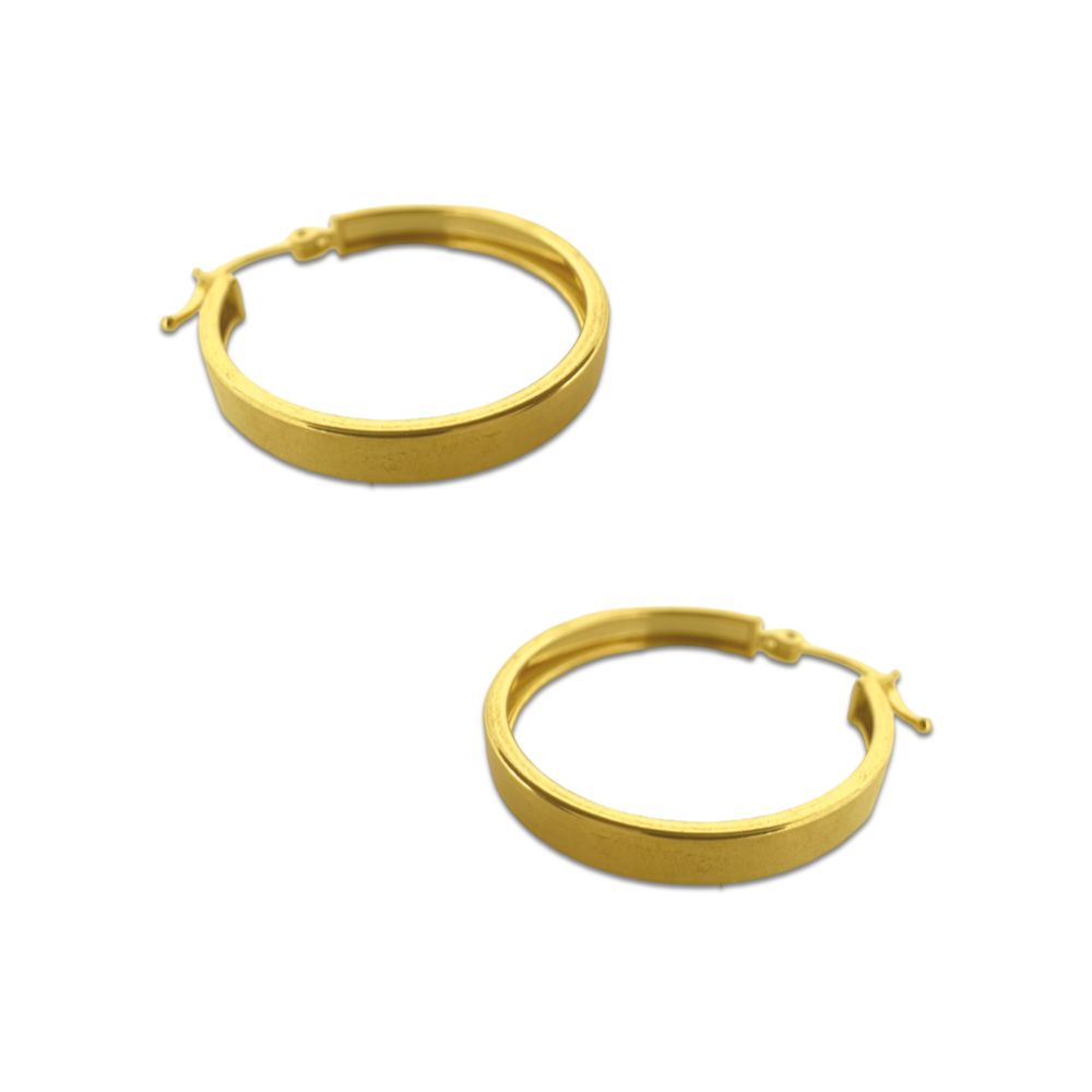 Flat Round Hoops