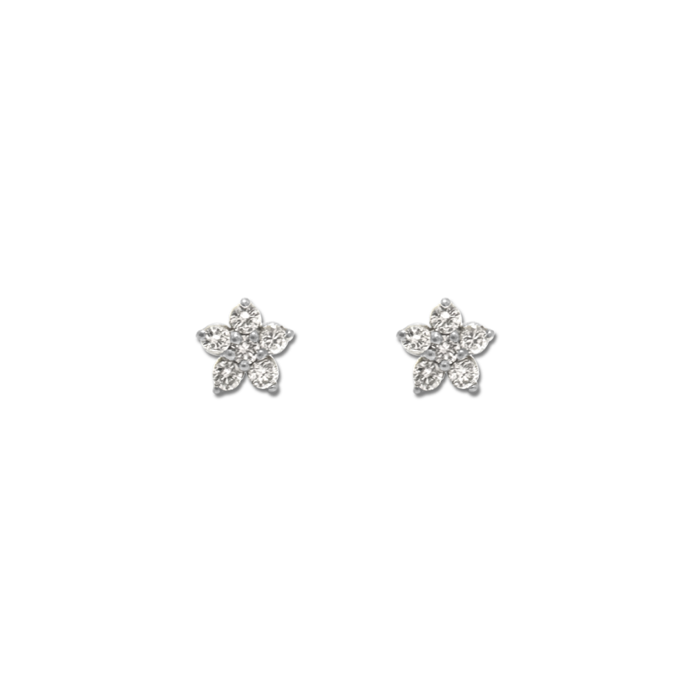 Studded Flower Studs