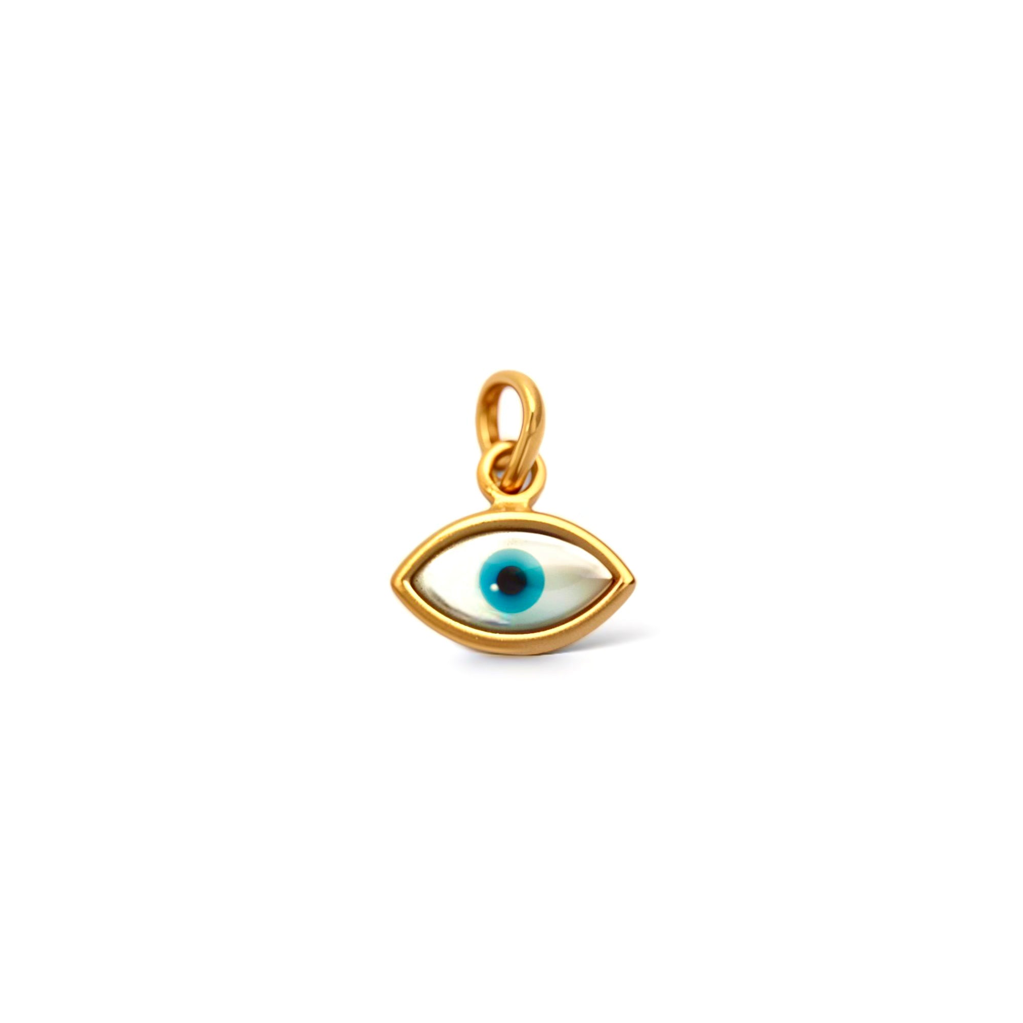 Gilded Evil Eye Pendant