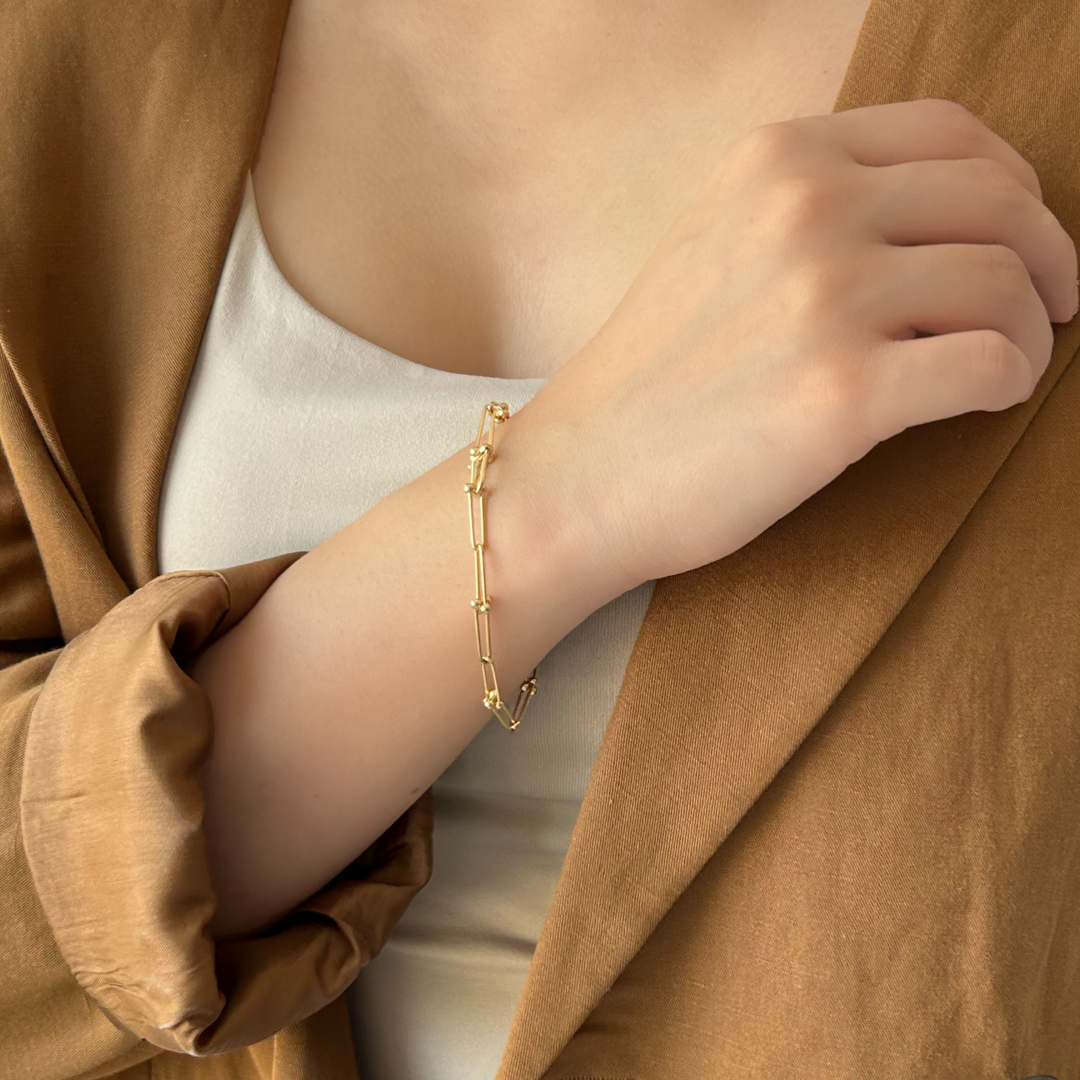 Gold Clipper Bracelet