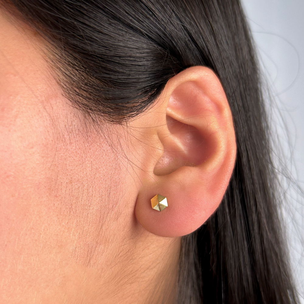 Hexagon Studs