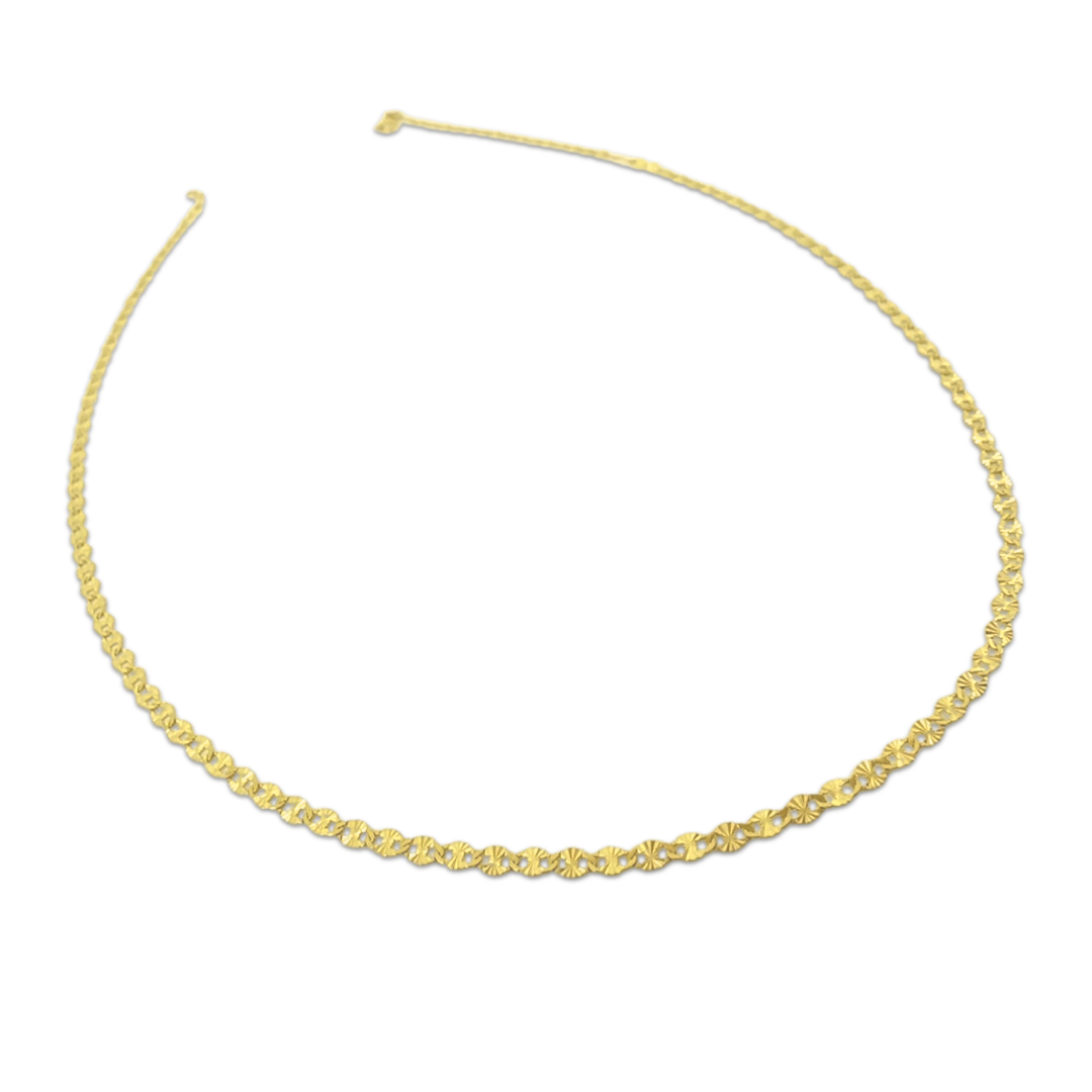 Flat Sparkle Link Chain