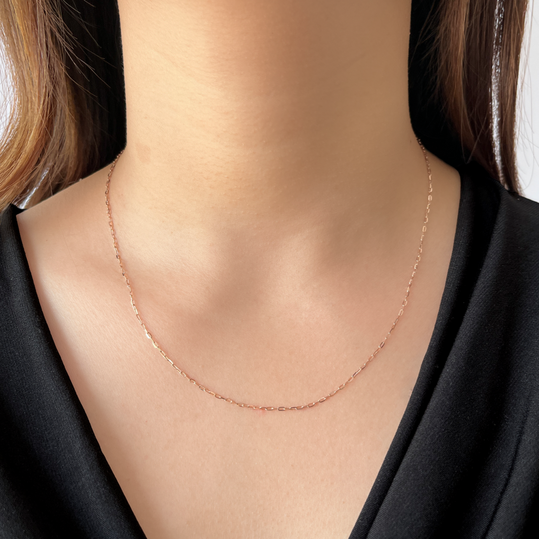 14k Link Chain | Rose