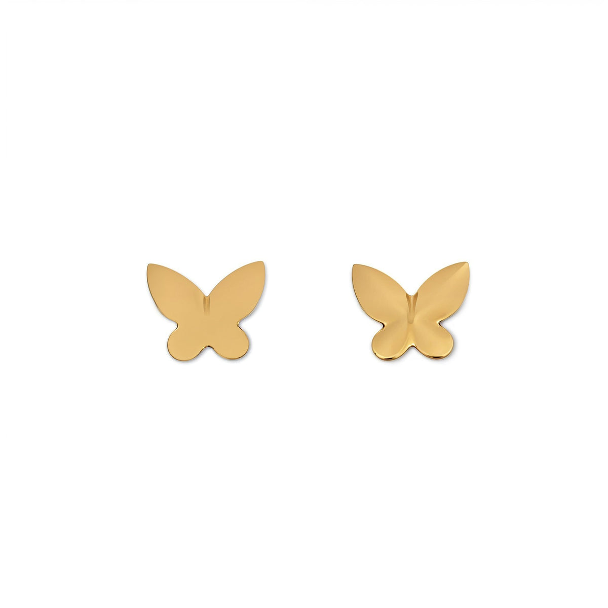 Gold Butterfly Studs
