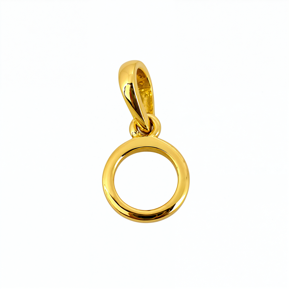 Gold Circle Pendant