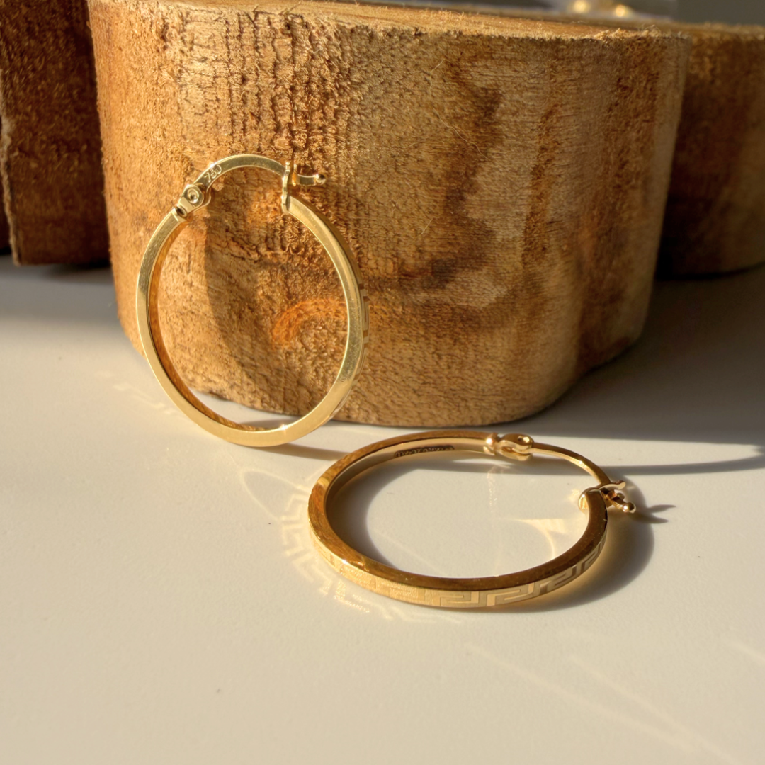 Maxi Sleek Meander Hoops