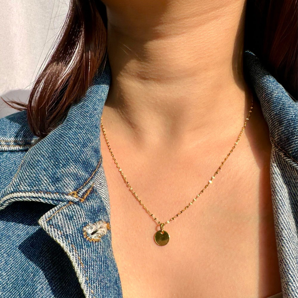 Mini Coin Pendant | Engraveable