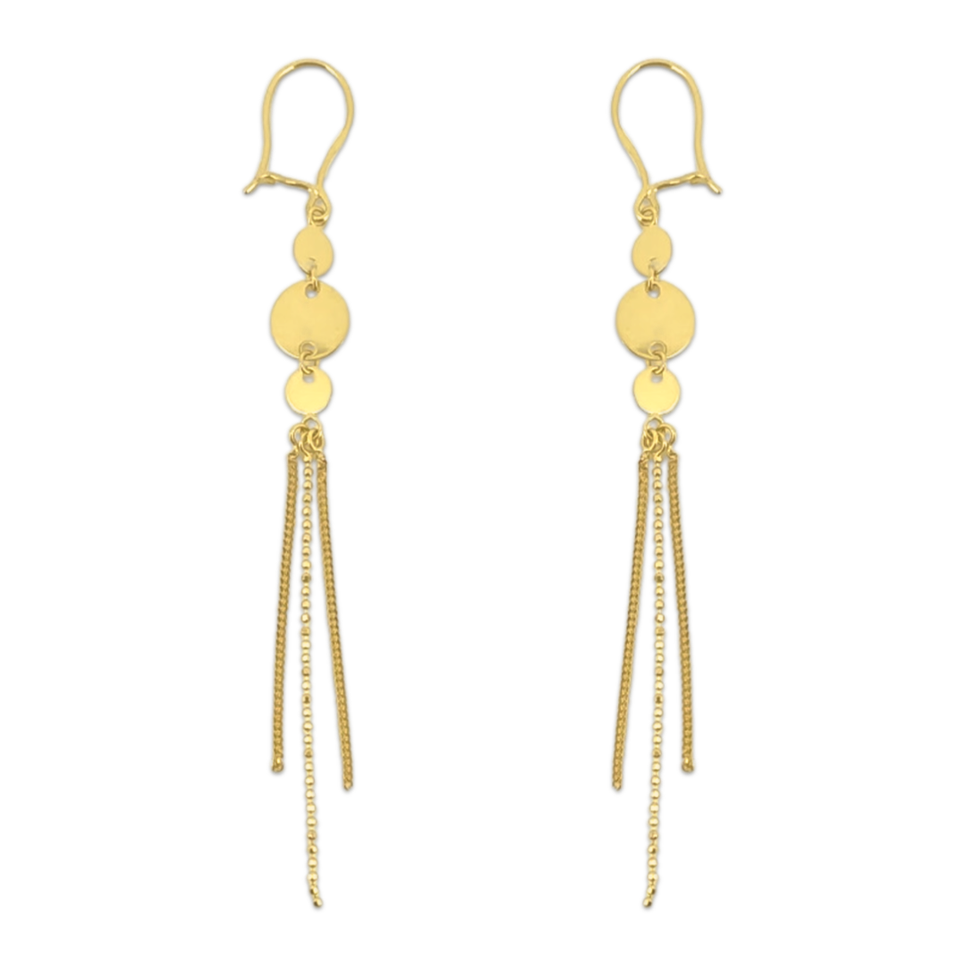Multi Circle Drop Earrings