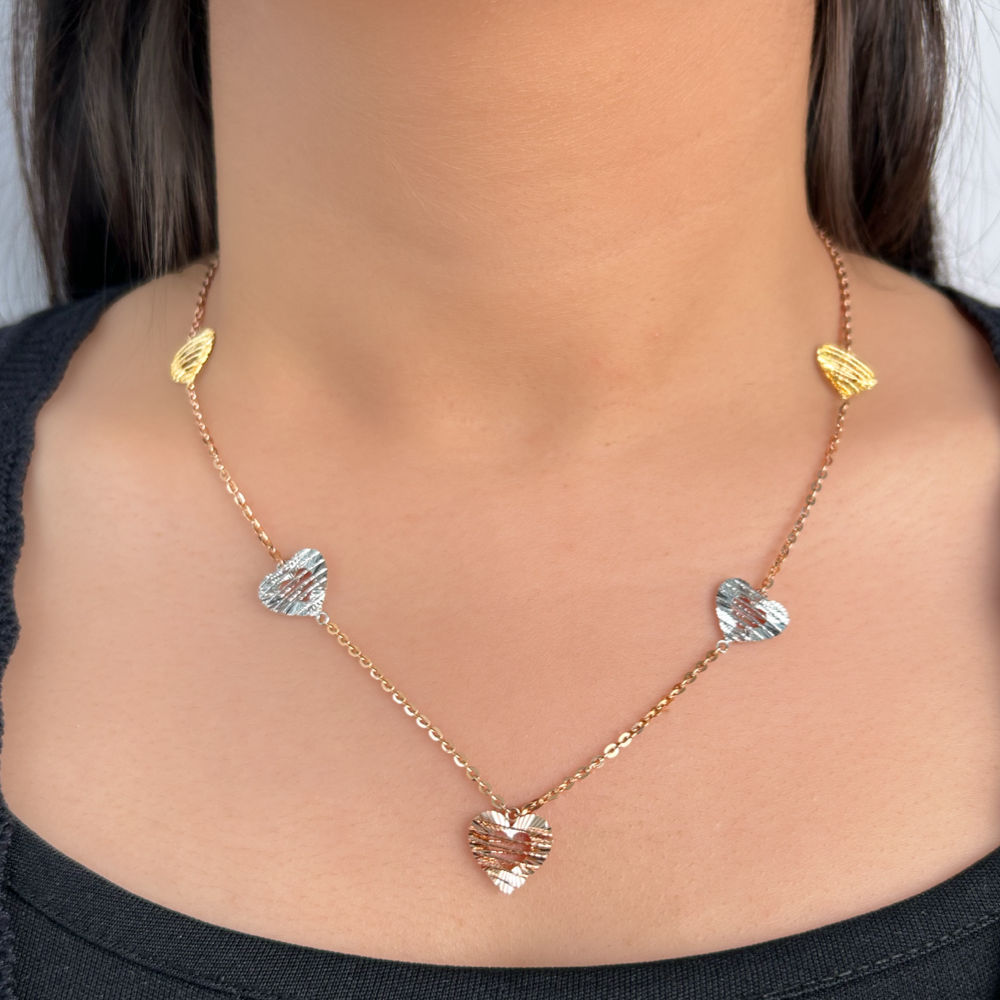 Multi Heart Necklace