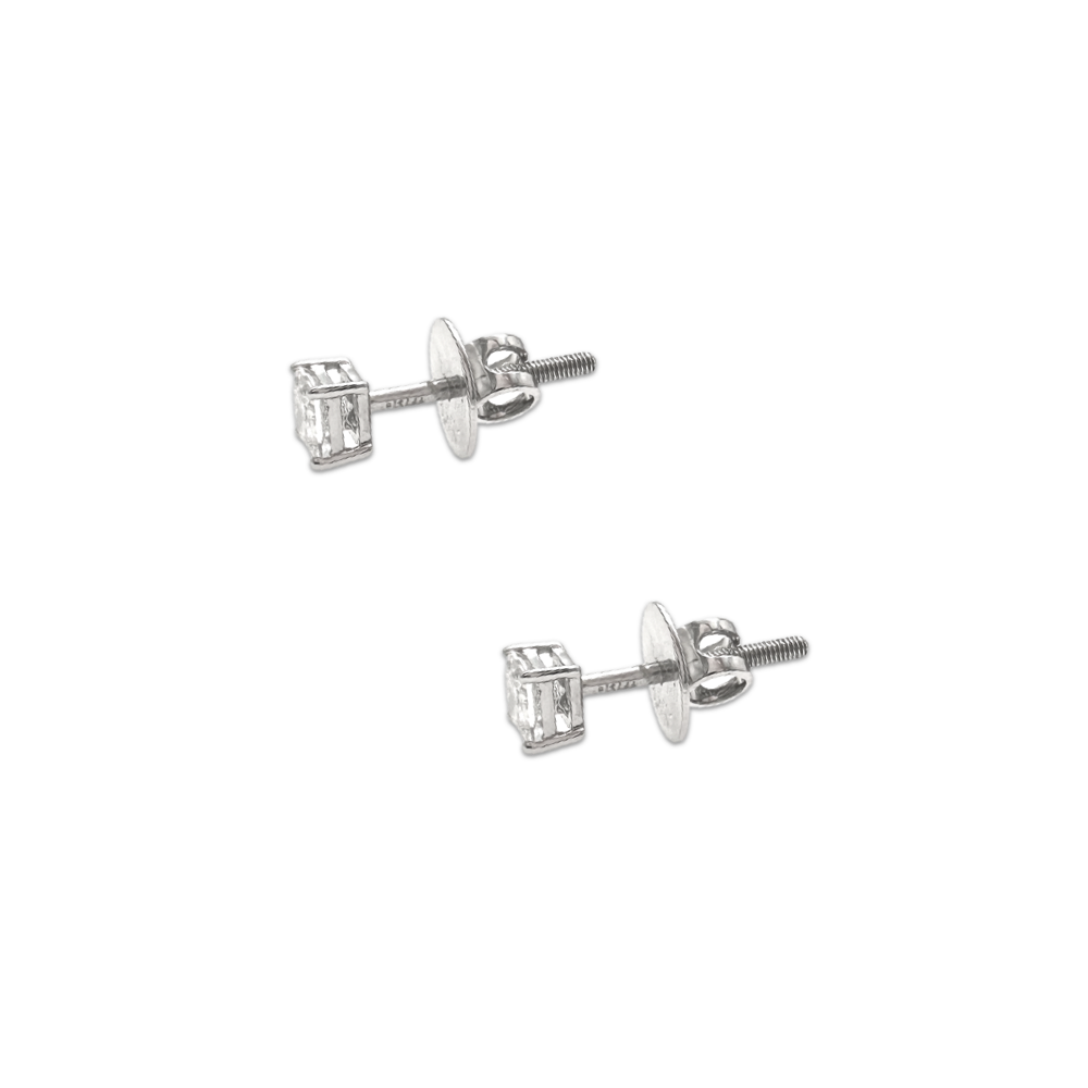 0.6ct Princess Studs